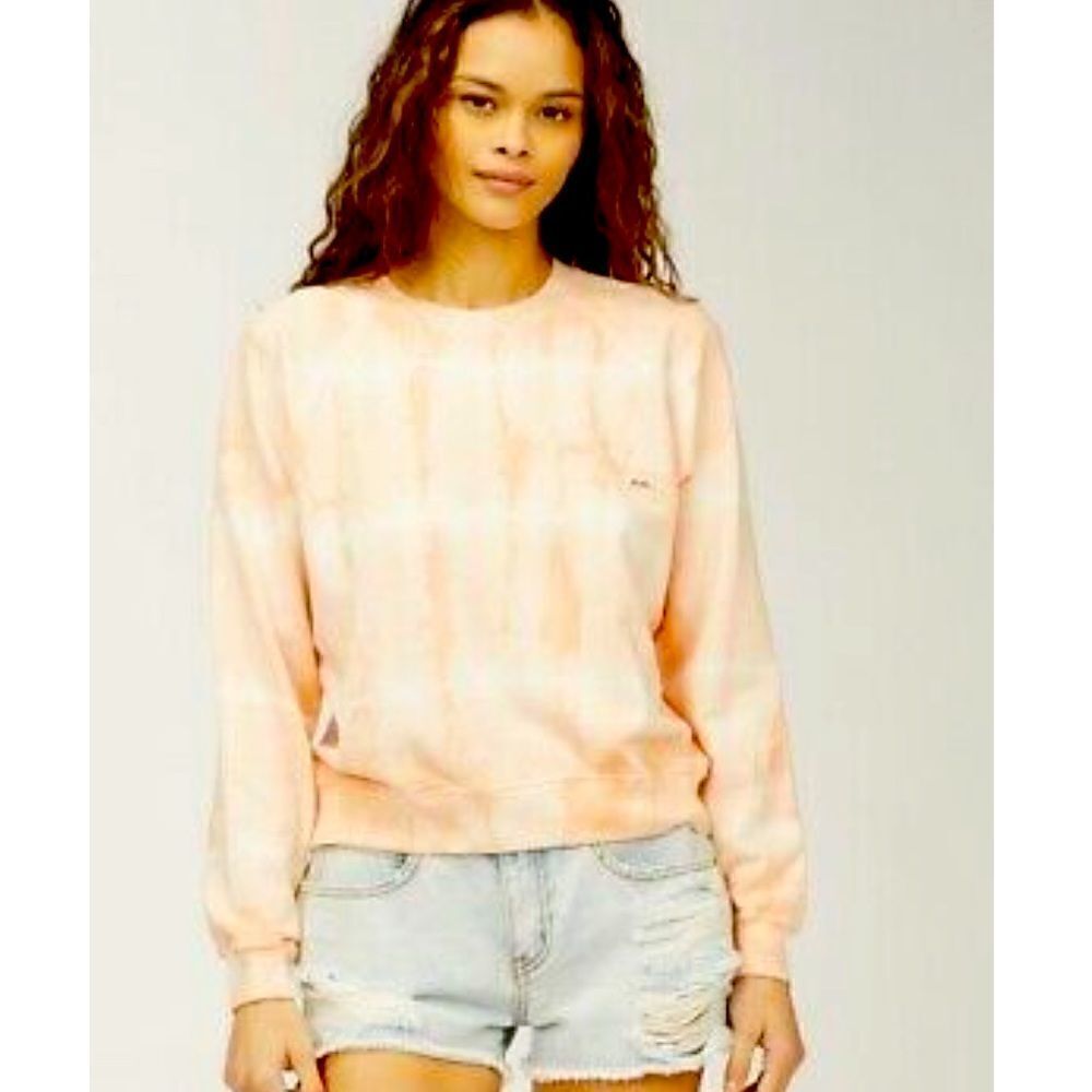 Billabong Sun shrunk tie dye crewneck sweatshirt Size M